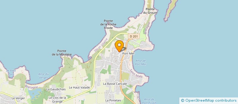 localisation de l'entreprise MONSIEUR JEAN PRADAUX  CANCALE