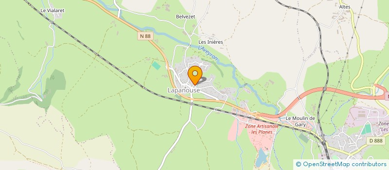 localisation de l'entreprise MONSIEUR JEAN PRADEILLES à SEVERAC D'AVEYRON