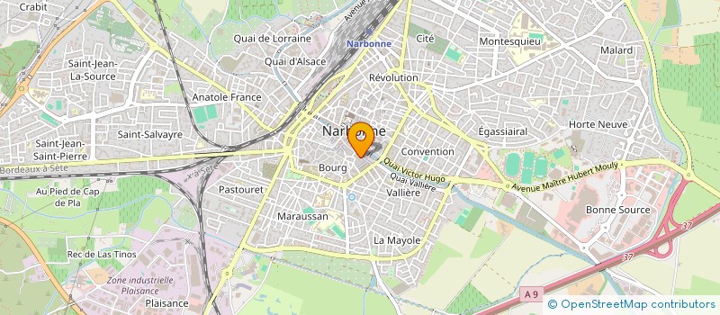 localisation de l'entreprise MONSIEUR JEAN PRADEL à NARBONNE