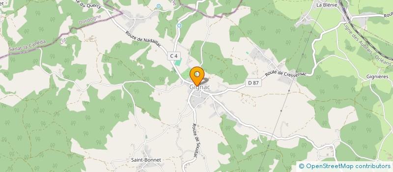 localisation de l'entreprise MONSIEUR JEAN PRADELLE  LE VIGNON-EN-QUERCY