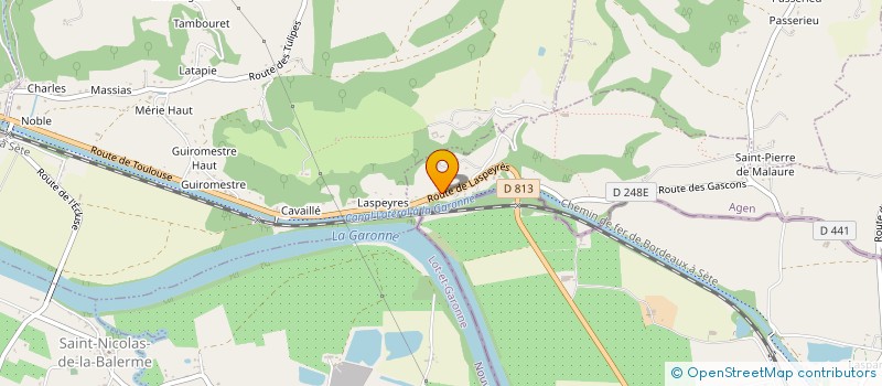 localisation de l'entreprise MONSIEUR JEAN PRADIN  SAINT ROMAIN LE NOBLE