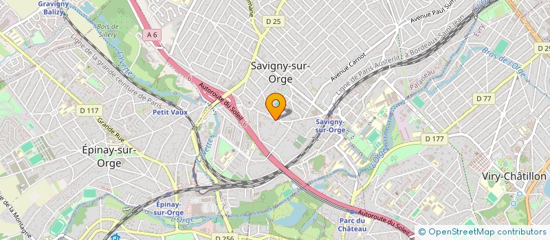 localisation de l'entreprise MONSIEUR JEAN PRADO à SAVIGNY-SUR-ORGE