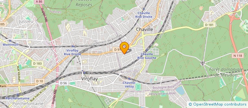 localisation de l'entreprise MONSIEUR JEAN PRAQUIN à CHAVILLE
