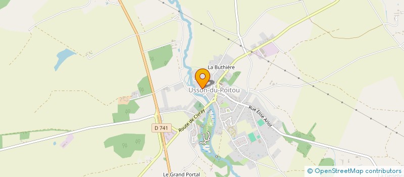 localisation de l'entreprise MONSIEUR JEAN PRATT  USSON-DU-POITOU