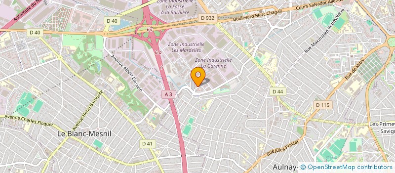 localisation de l'entreprise MONSIEUR JEAN PRENERON à AULNAY-SOUS-BOIS