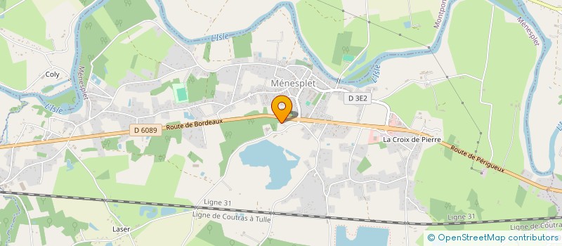 localisation de l'entreprise MONSIEUR JEAN PRESSE  MENESPLET