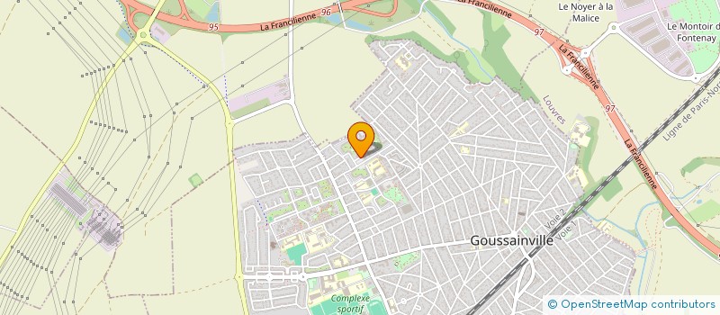 localisation de l'entreprise MONSIEUR JEAN PRESSOIR  GOUSSAINVILLE