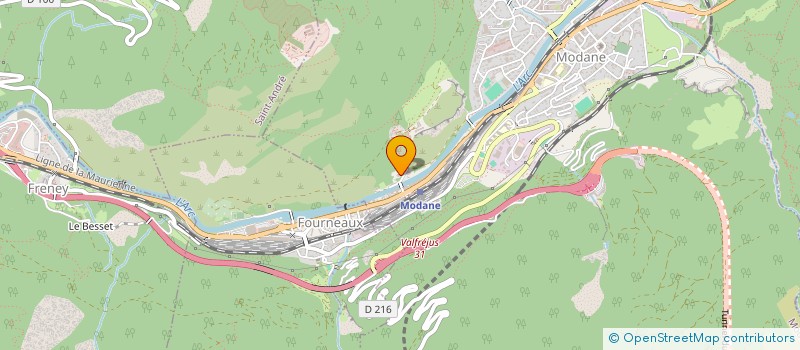 localisation de l'entreprise MONSIEUR JEAN PREVOST  AUSSOIS