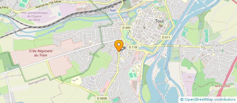 localisation de l'entreprise MONSIEUR JEAN PREVOST  TOUL