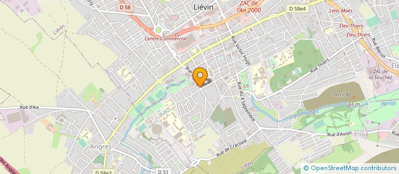 localisation de l'entreprise MONSIEUR JEAN PREVOST  LIEVIN