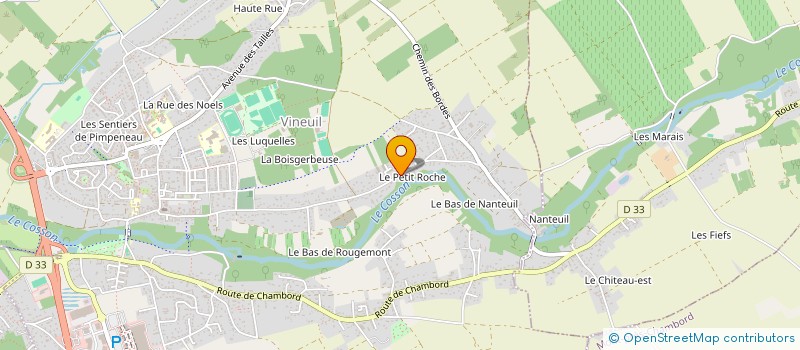 localisation de l'entreprise MONSIEUR JEAN PRIEUR à VINEUIL