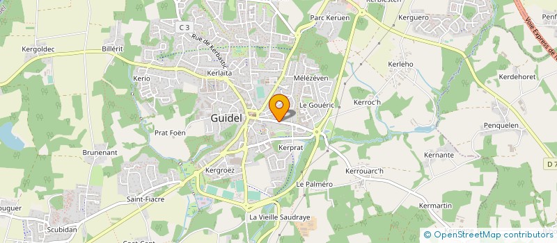 localisation de l'entreprise MONSIEUR JEAN PRIMA à GUIDEL