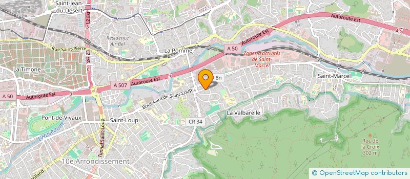 localisation de l'entreprise MONSIEUR JEAN PRIMARD à MARSEILLE