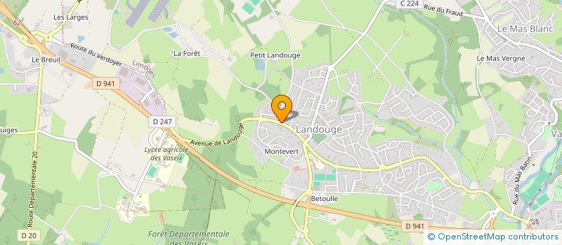localisation de l'entreprise MONSIEUR JEAN PRINCIPAUD à LIMOGES