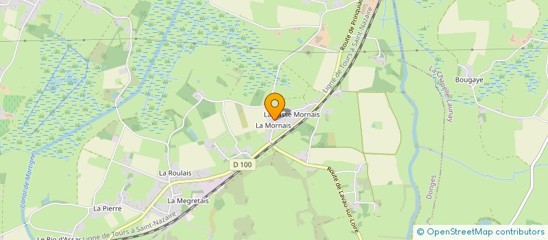 localisation de l'entreprise MONSIEUR JEAN PRIOU  DONGES