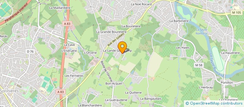 localisation de l'entreprise MONSIEUR JEAN PRIOU  VERTOU