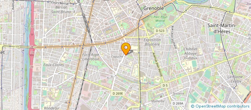 localisation de l'entreprise MONSIEUR JEAN PROCACCIO à GRENOBLE