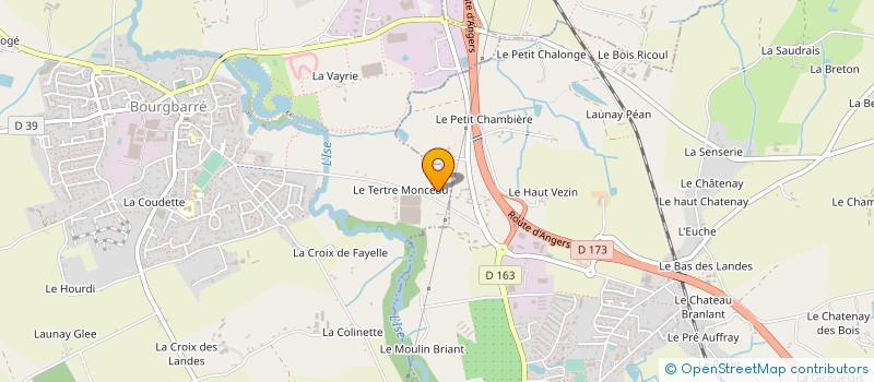 localisation de l'entreprise MONSIEUR JEAN PRODHOMME  BOURGBARRE