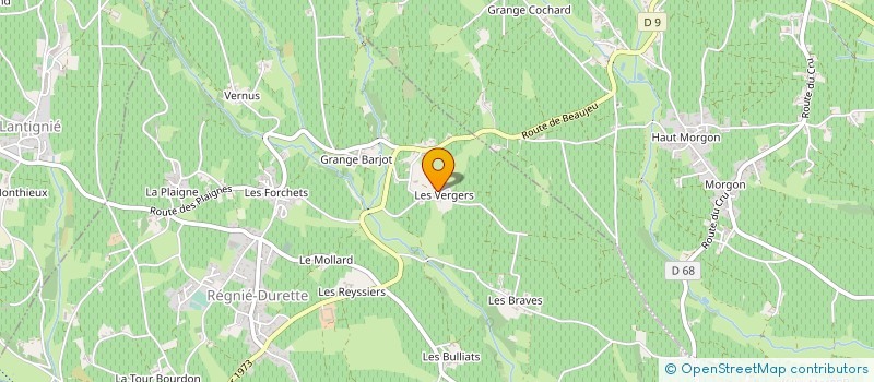 localisation de l'entreprise MONSIEUR JEAN PROLANGE à REGNIE DURETTE