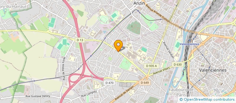 localisation de l'entreprise MONSIEUR JEAN PROLONGEAU à VALENCIENNES
