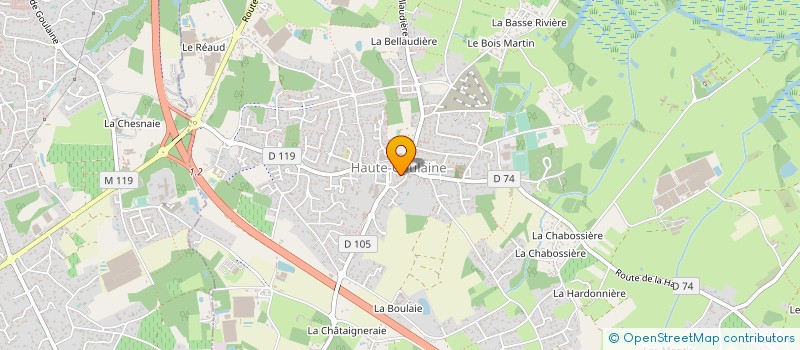 localisation de l'entreprise MONSIEUR JEAN PROU à HAUTE-GOULAINE