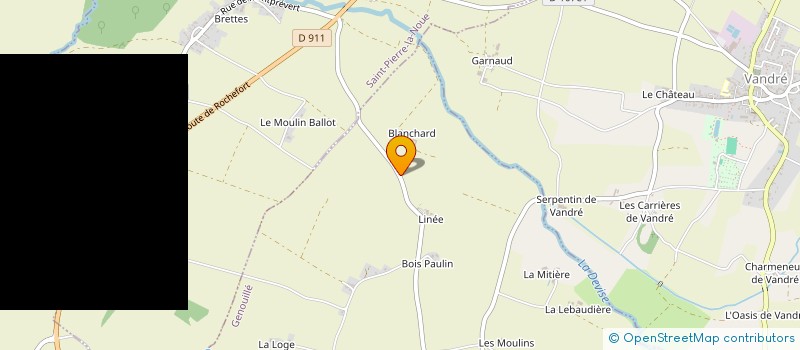 localisation de l'entreprise MONSIEUR JEAN PROUST  GENOUILLE