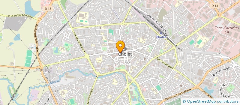 localisation de l'entreprise MONSIEUR JEAN PROUX à CHOLET