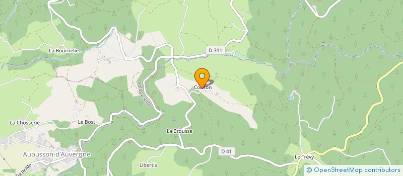 localisation de l'entreprise MONSIEUR JEAN PROVENCHERE  AUGEROLLES