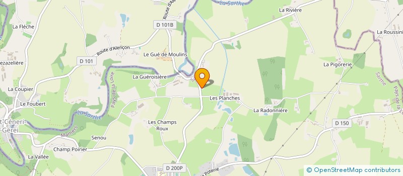 localisation de l'entreprise MONSIEUR JEAN PRUNIER  GESNES-LE-GANDELIN