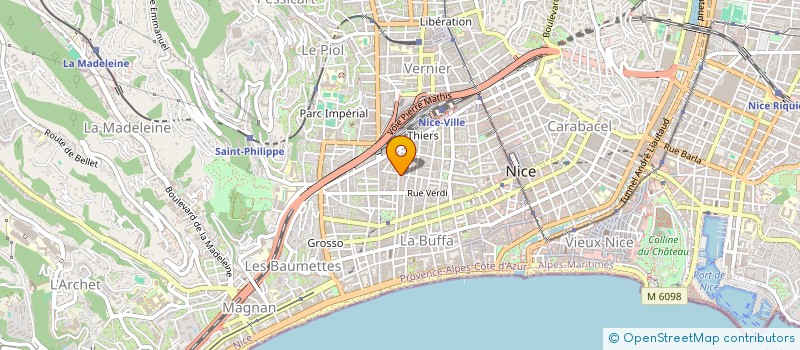 localisation de l'entreprise MONSIEUR JEAN PRUVOST à NICE