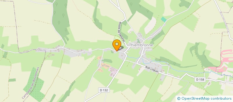 localisation de l'entreprise MONSIEUR JEAN PRUVOST  THIEMBRONNE