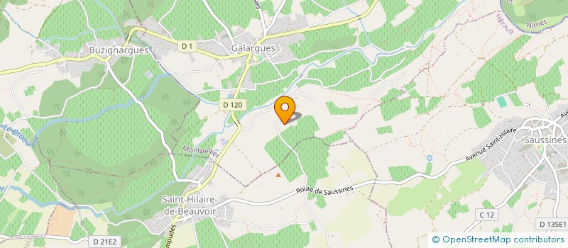 localisation de l'entreprise MONSIEUR JEAN PUBELLIER à GALARGUES
