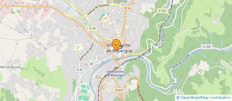 localisation de l'entreprise MONSIEUR JEAN PUECH à VILLEFRANCHE-DE-ROUERGUE