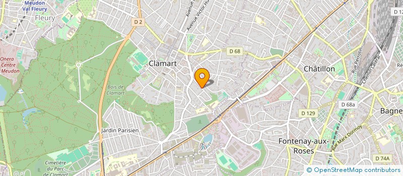 localisation de l'entreprise MONSIEUR JEAN PUGLIESE à CLAMART
