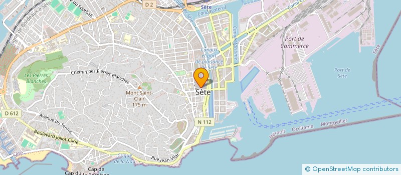 localisation de l'entreprise MONSIEUR JEAN PUIG  SETE