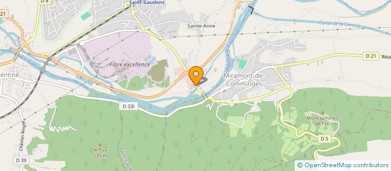 localisation de l'entreprise MONSIEUR JEAN PUISSEGUR  SAINT-GAUDENS