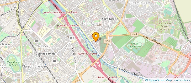 localisation de l'entreprise MONSIEUR JEAN PUJOL à REIMS
