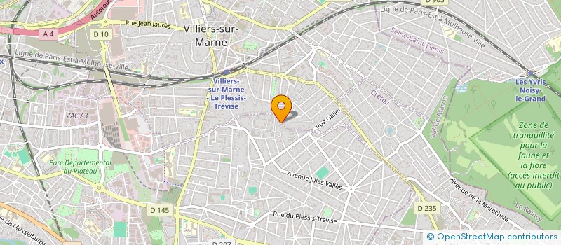 localisation de l'entreprise MONSIEUR JEAN PUJOL à VILLIERS-SUR-MARNE
