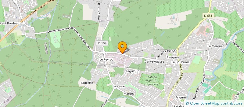 localisation de l'entreprise MONSIEUR JEAN PUJOL à LEOGNAN
