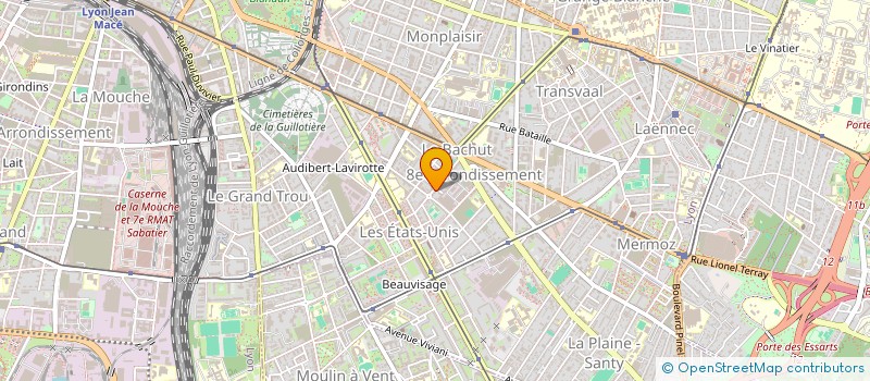 localisation de l'entreprise MONSIEUR JEAN PUNTIS à LYON