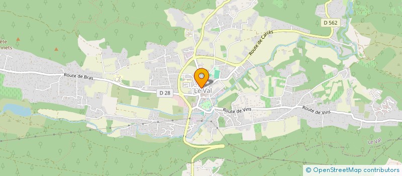 localisation de l'entreprise MONSIEUR JEAN PURGU  LE VAL