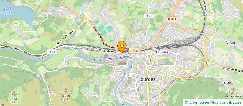 localisation de l'entreprise MONSIEUR JEAN PUTOIS  LOURDES