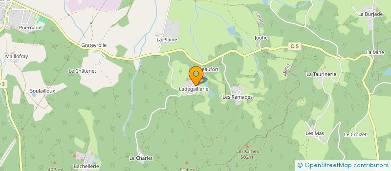 localisation de l'entreprise MONSIEUR JEAN PUYGRENIER à BLOND