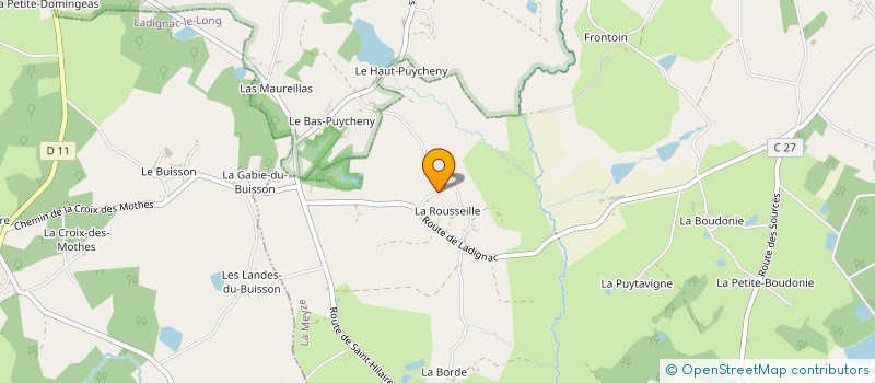 localisation de l'entreprise MONSIEUR JEAN PUYRAUD à LA MEYZE