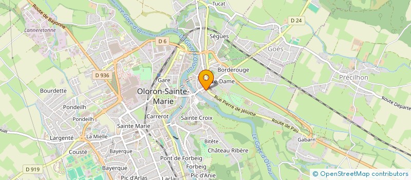 localisation de l'entreprise MONSIEUR JEAN QUEHEILLECHIPY  OLORON-SAINTE-MARIE