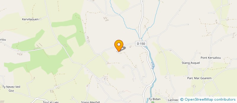 localisation de l'entreprise MONSIEUR JEAN QUEMERE  ELLIANT