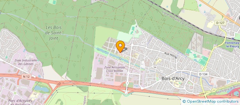 localisation de l'entreprise MONSIEUR JEAN QUENEAU  BOIS-D'ARCY
