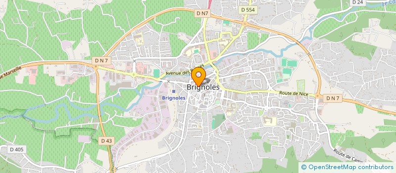 localisation de l'entreprise MONSIEUR JEAN QUENIN à BRIGNOLES
