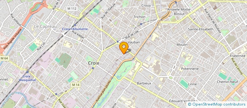 localisation de l'entreprise MONSIEUR JEAN QUENSIERRE à CROIX