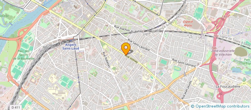 localisation de l'entreprise MONSIEUR JEAN QUENTEL  ANGERS